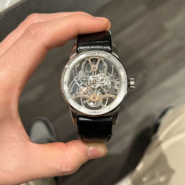 Audemars Piguet Tourbillon Openworked 26600 Rep 11 High-End White Face Skeleton Movement 41mm
