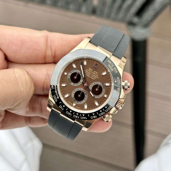 Rolex Replica 1:1 Watch Gold Wrapped Cosmograph Daytona Chocolate 40mm