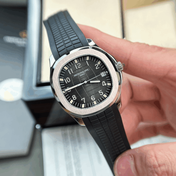 Patek Philippe Replica 1:1 Watch Aquanaut 5167A Black Dial Rubber Strap Factory 3K 40mm