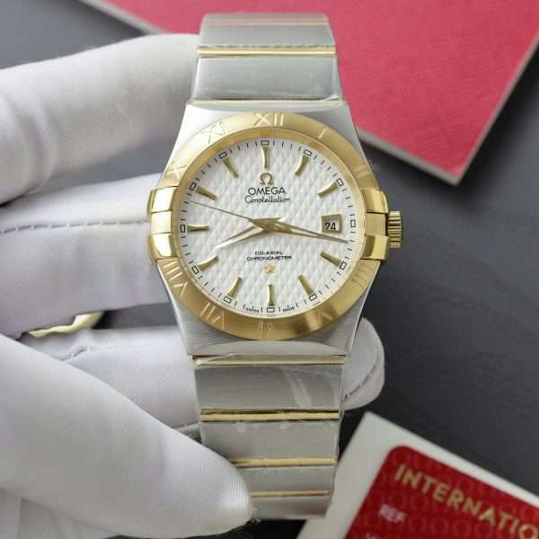 Omega Constellation Co-Axial Fake Watch Metal Wire 38mm