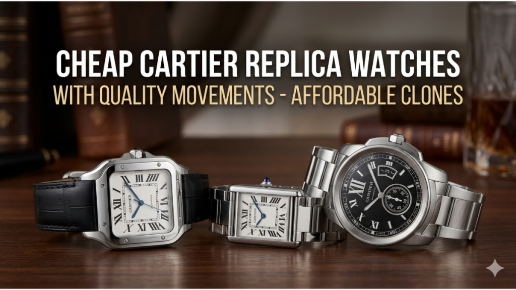 Cheap Cartier Replica Watches with Quality Movements - Affordable Clones