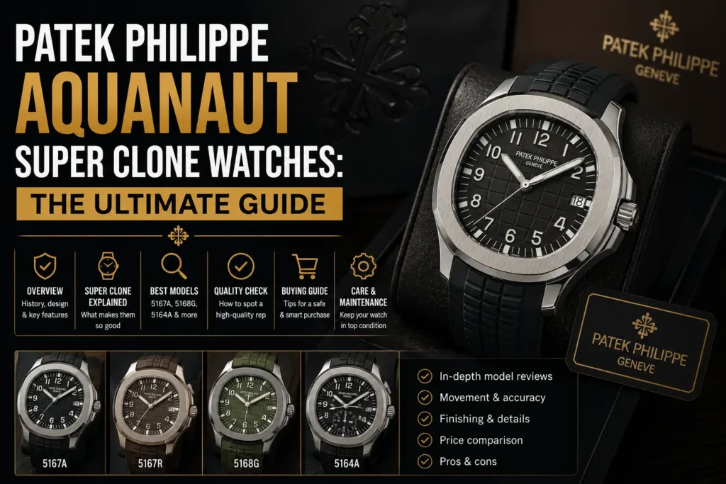 Patek Philippe Aquanaut Super Clone Watches The Ultimate Guide