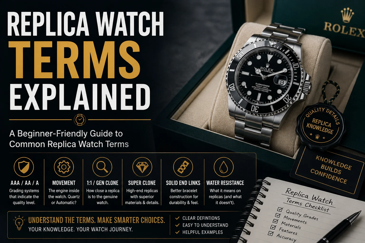 Replica Watch Terms Explained