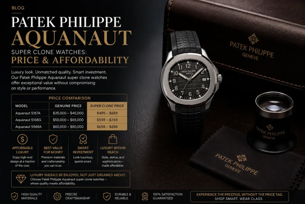 Patek Philippe Aquanaut Super Clone Watches
