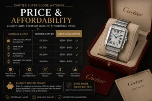 Cartier Super Clone Watches: Price & Affordability